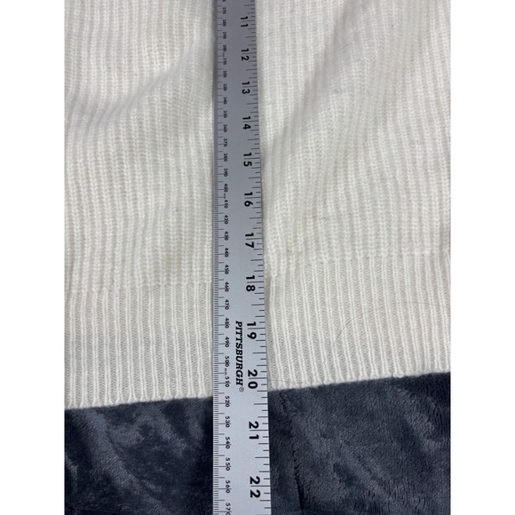 Jenni Kayne Cream Cashmere V Neck Button Front Cardigan Sweater Men's M - Picture 7 of 9